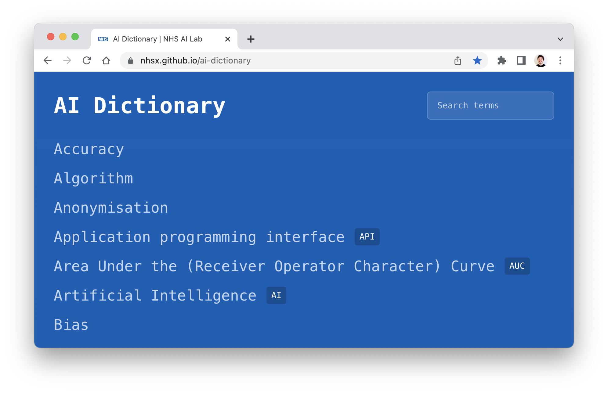 AI Dictionary