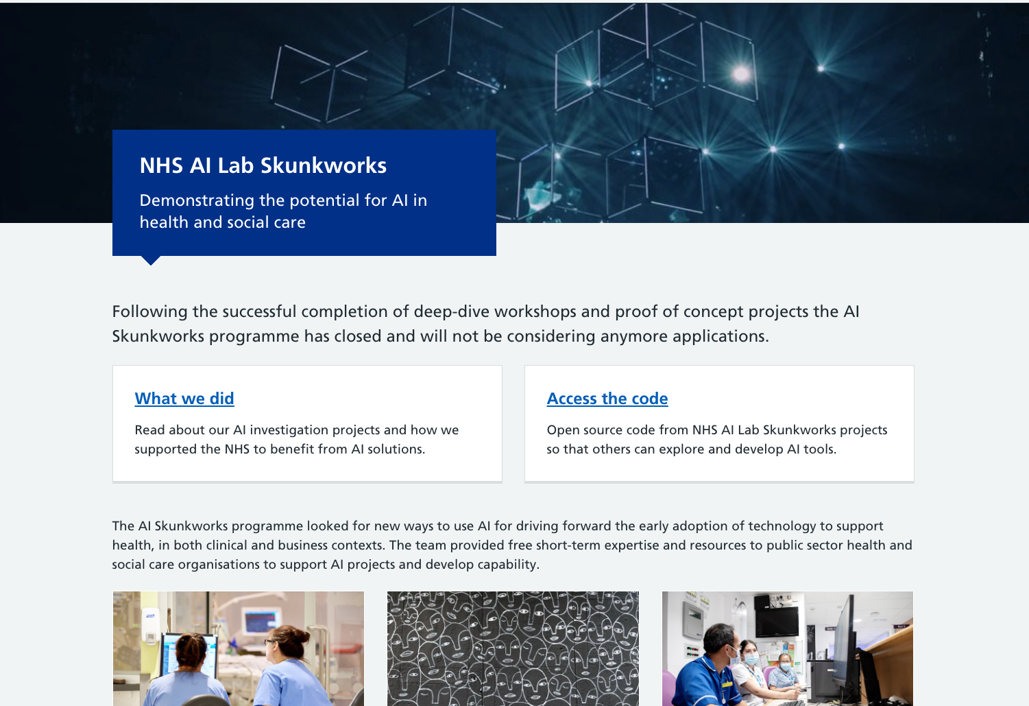 AI Skunkworks website homepage